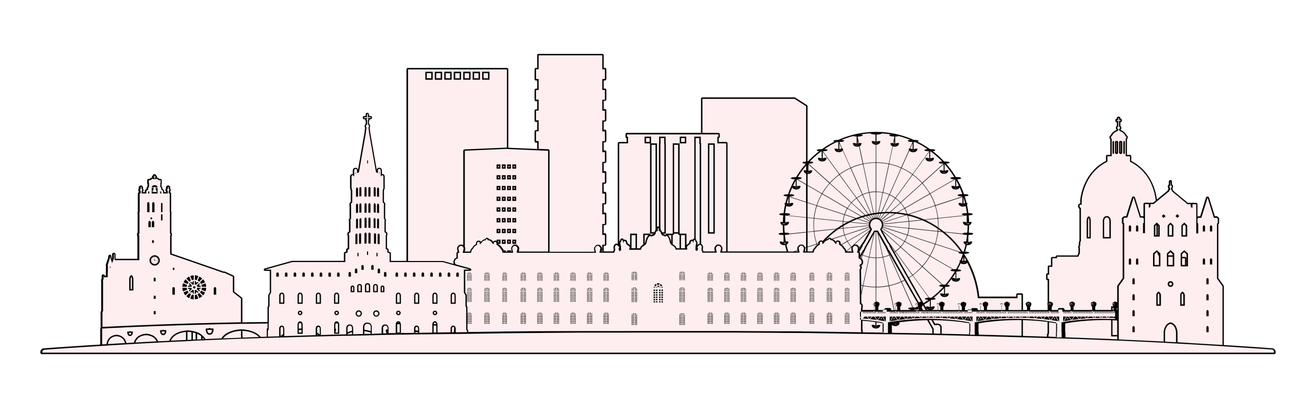 dessin de la ville de Toulouse